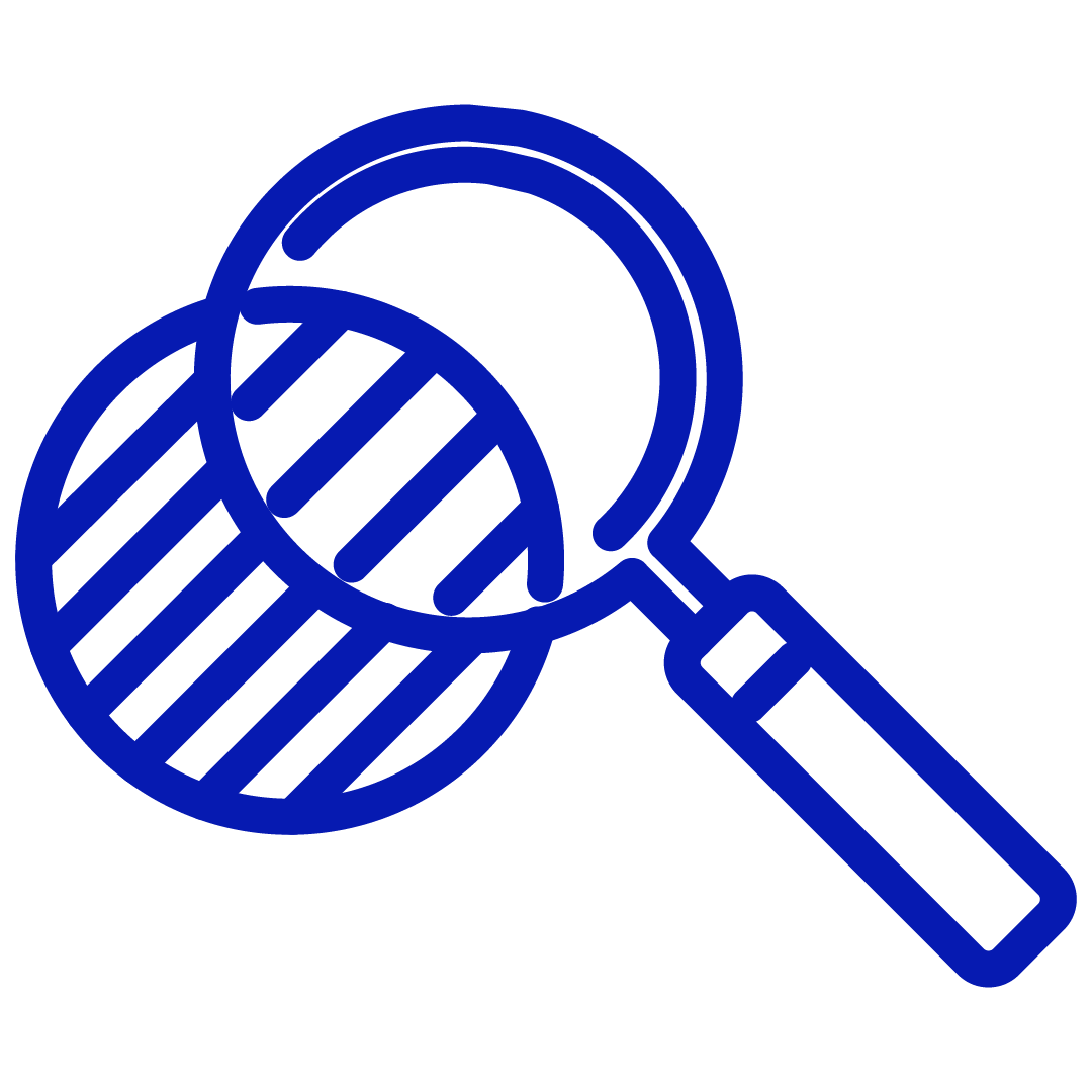 Icon of magnifying glass